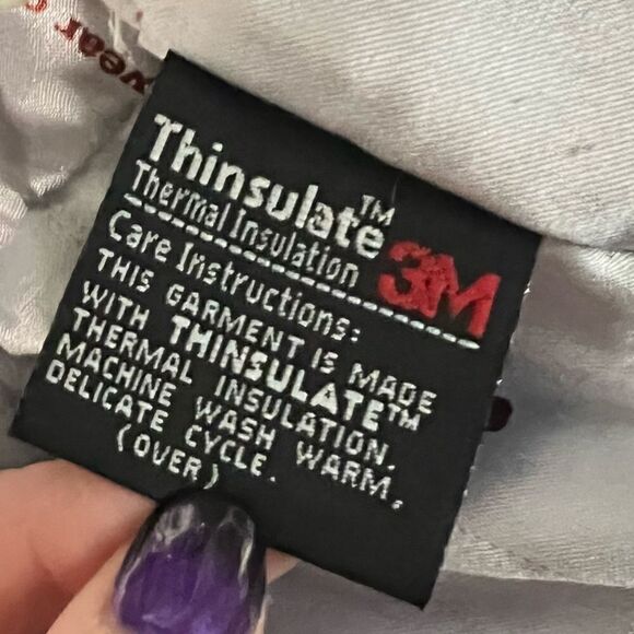 SOS Sportswear of Sweden Thinsulate Vintage Belted Ski Coat, Purple, Women’s 8 - Picture 11 of 16